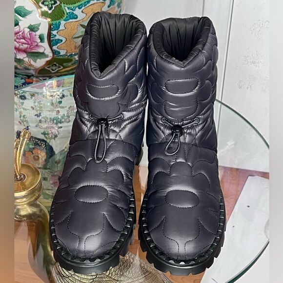 ASH
JENNY SHEARLING BOOTS IN BLACK QUILTED NYLON - Picture 5 of 8